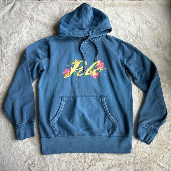 Polo Ralph Lauren Floral Script Painted Logo Hoodie - Picture 1 of 9